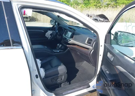 2019 Toyota Highlander Limited Platinum from USA, damaged, VIN 5TDDZRFH8KS968209